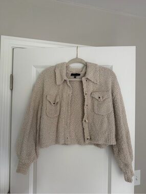Grey Bandit Cream Cardigan